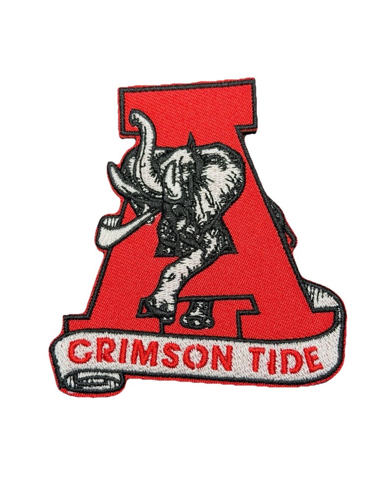 Alabama Crimson Tide Embroidered Iron On Patch