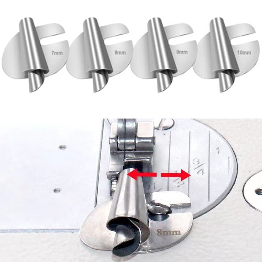 Adjustable Hemming Machine Easy Operation 4 Sizes (78910mm) Spiral Design