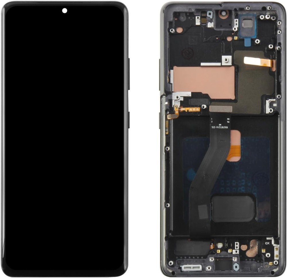 For Samsung Galaxy S21 Ultra OLED Display LCD Touch Screen Replacement + Frame