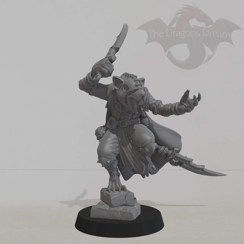 Rat Assassin - Dungeons and Dragons, 5e, Pathfinder, NPC