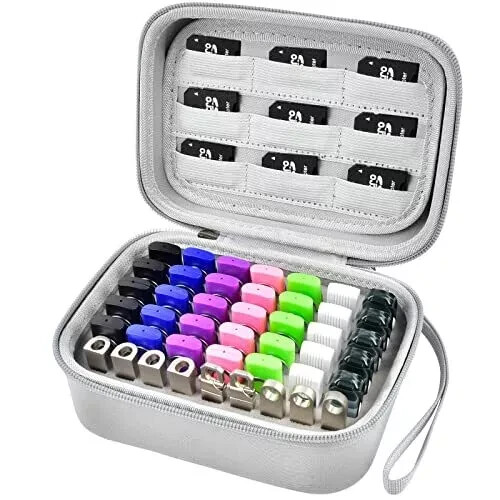 40 Slots USB Flash Drive Case USB Storage Holder Bag USB Organizer