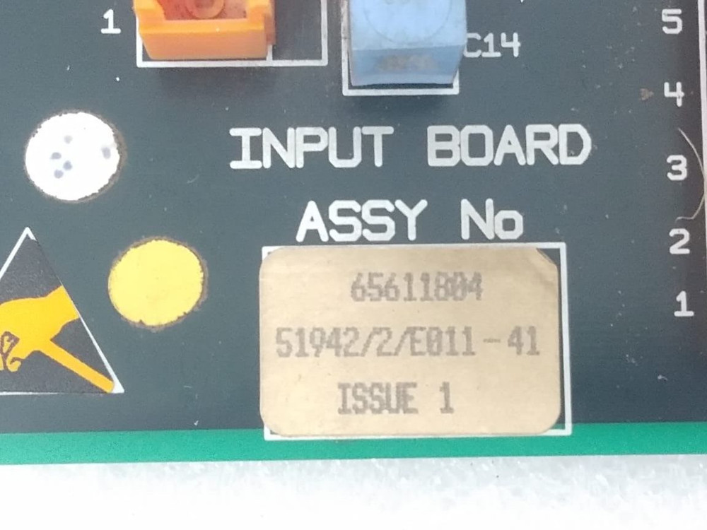SPERRY MARINE 65611804 INPUT BOARD ASSY