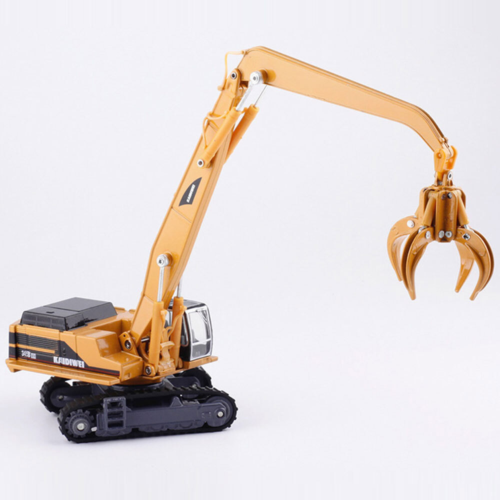 1:87 Scale Material Handler Crane Toy Model Metal Diecast Construction Equipment