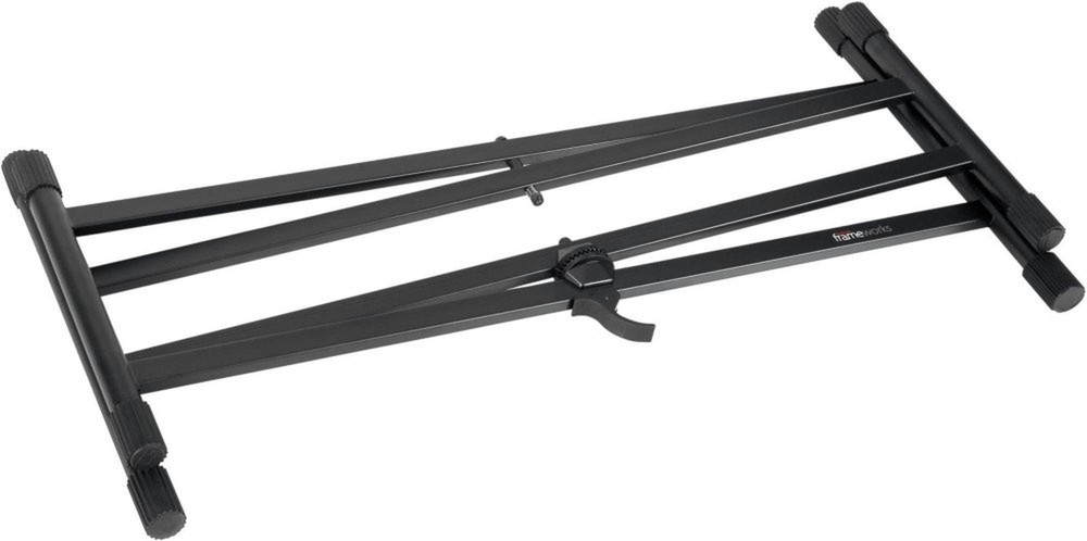 Gator Frameworks Double Brace X-Style Keyboard Stand with Adjustable Height a...