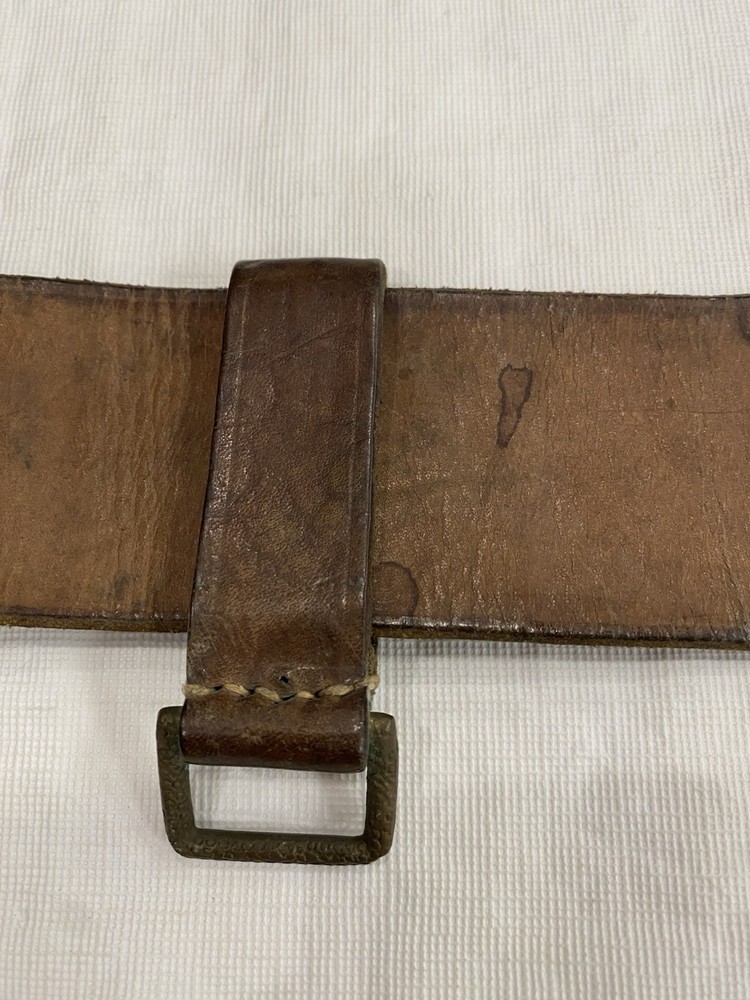 WWII German Leather Belt Dated 1939