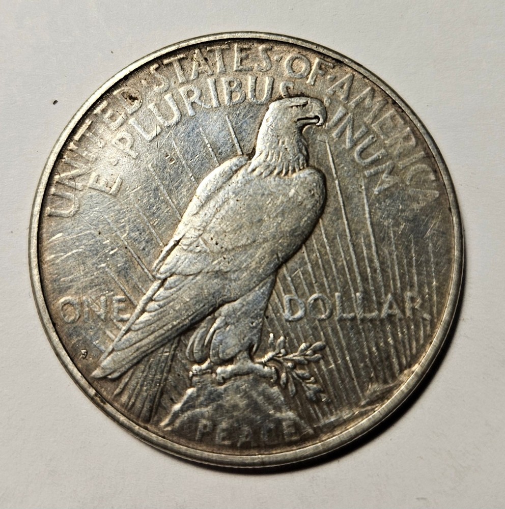 1923-S $1 Peace Dollar 90% Silver U. S. Coin