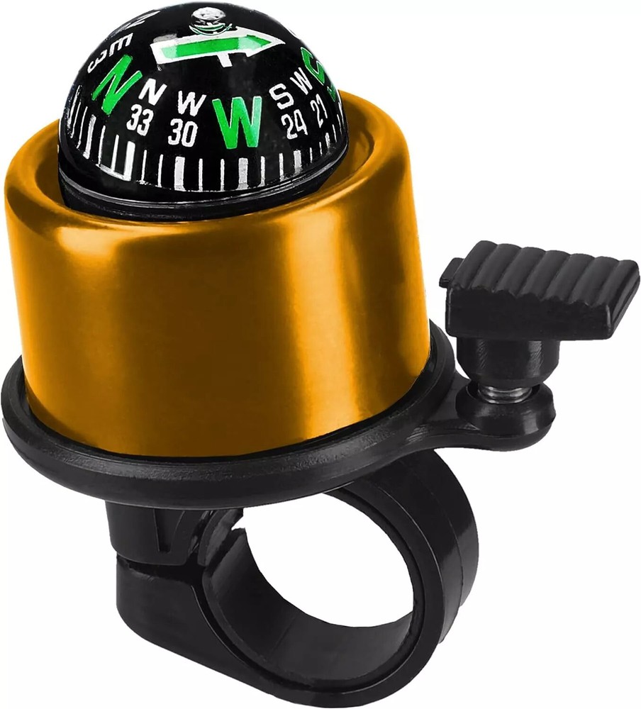 2 X Bell Bicycle Bell E-Scooter Bell Bicycle Bell Compass