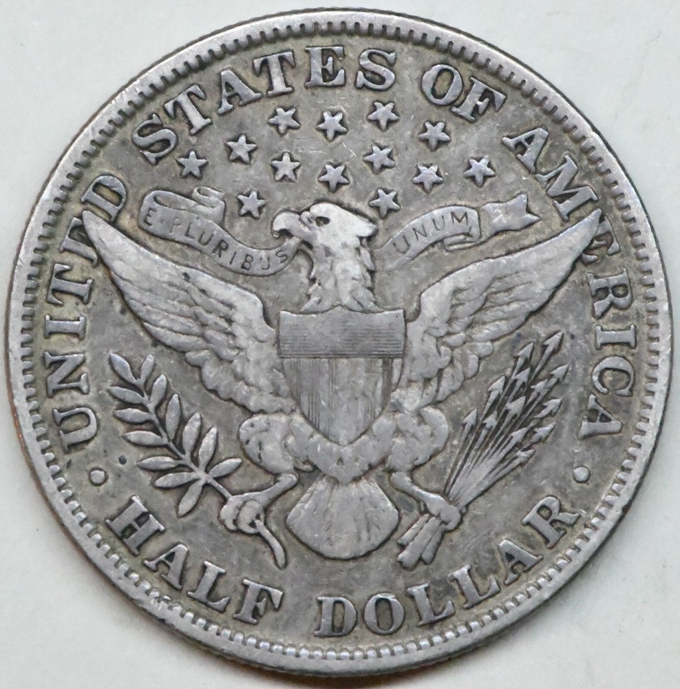 1898 barber half dollar