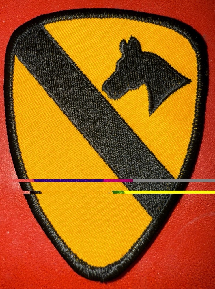 1980s - GWOT 1st Cavalry Division Small Version SSI Patch (AO)