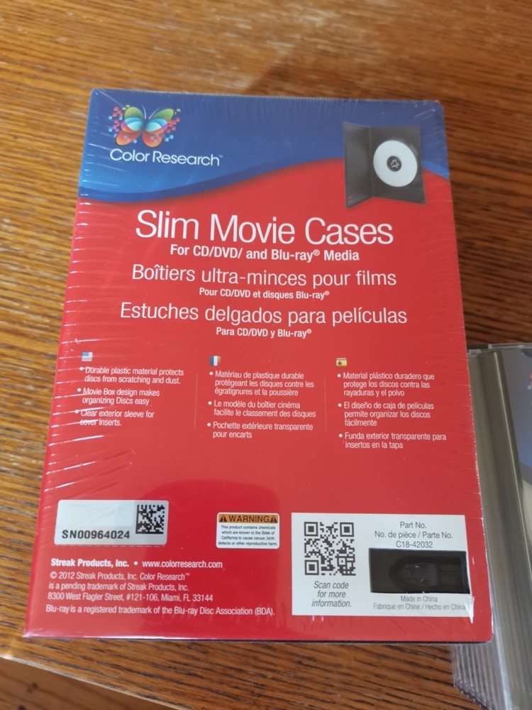 Various DVD/CD Movie cases 10 Pack