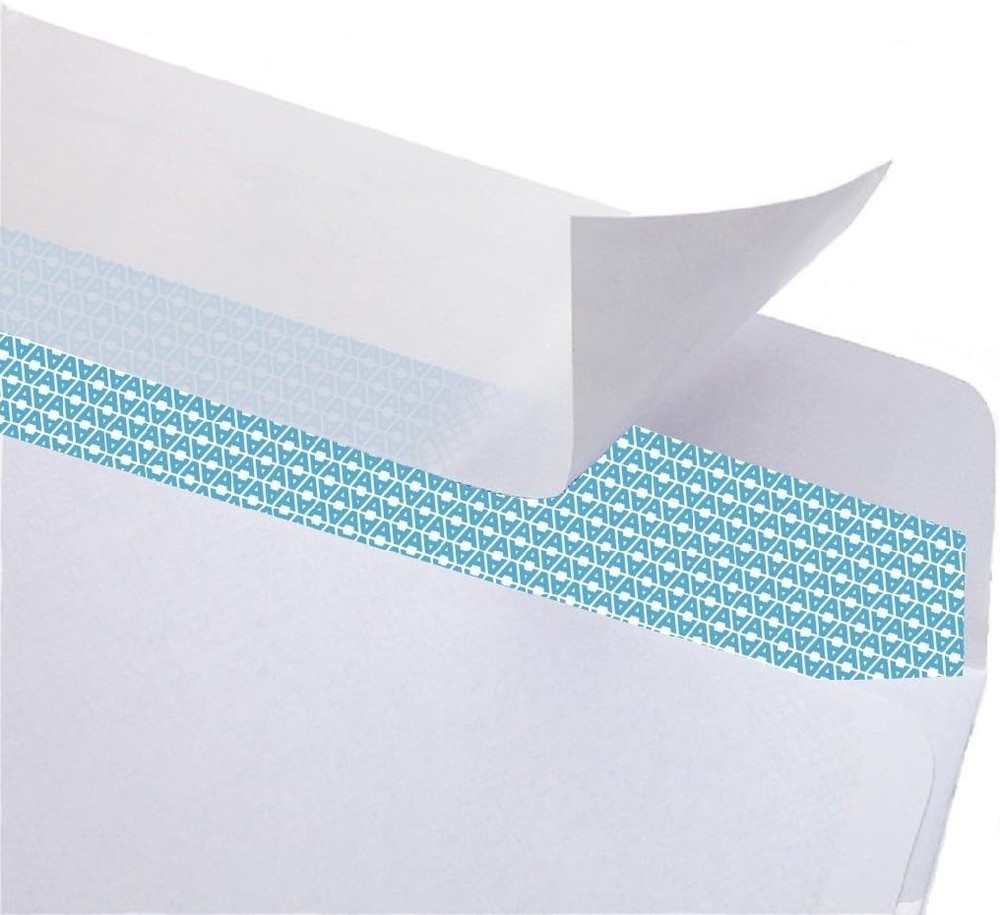 Security Tinted Self-Seal Envelopes, 40 Count for Sensitive Letters