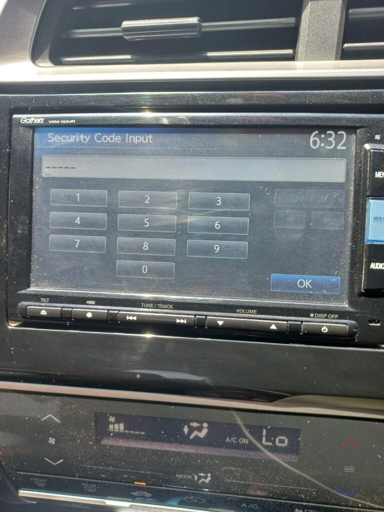 For Honda Gathers VXM-152VFi Unlock Code Password Unlock Theft Code