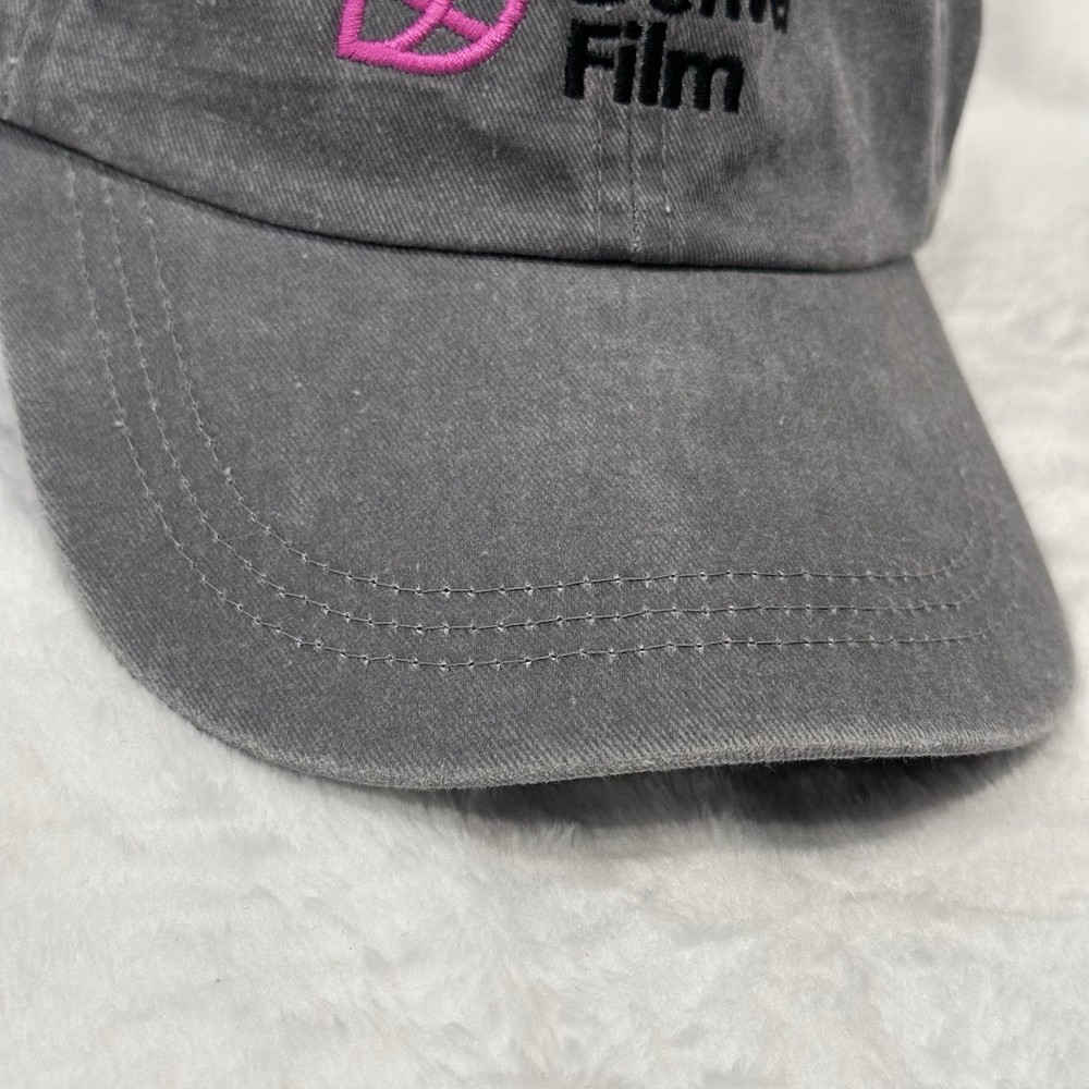 Denver Film Hat Strap Back Metal Clasp Grey