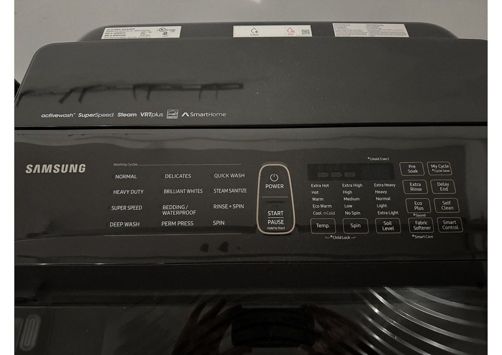 High End Black Samsung Washer/Dryer Set