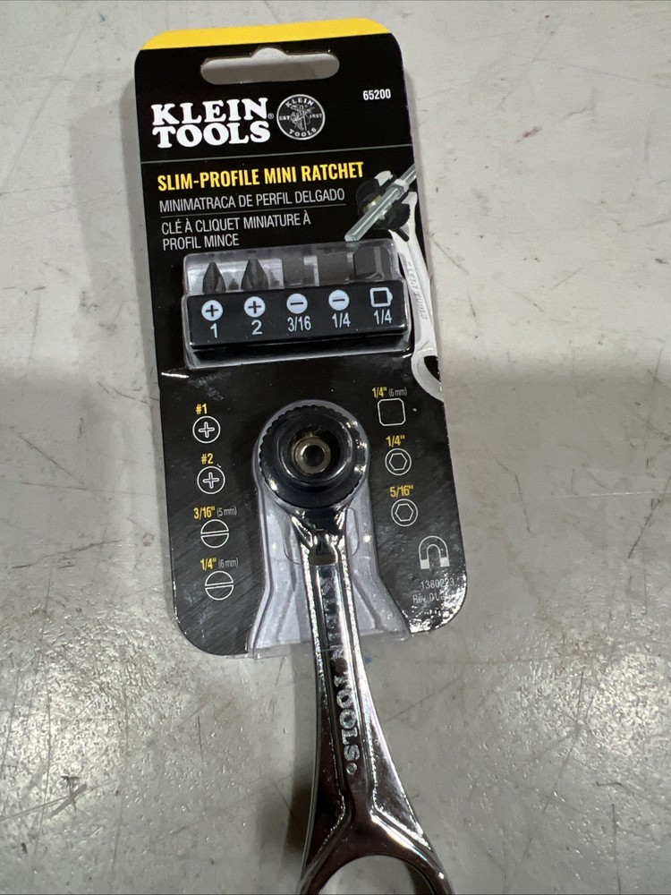 KLEIN TOOLS 65200 Ratchet Set, 5-Piece Mini Set Multi