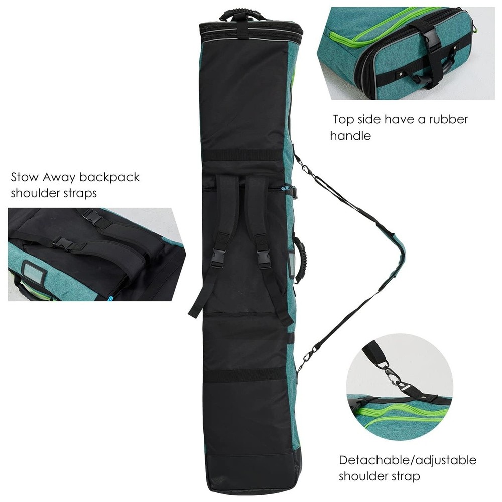 XCMAN Padded Snowboard Bag 63-75" Expandable