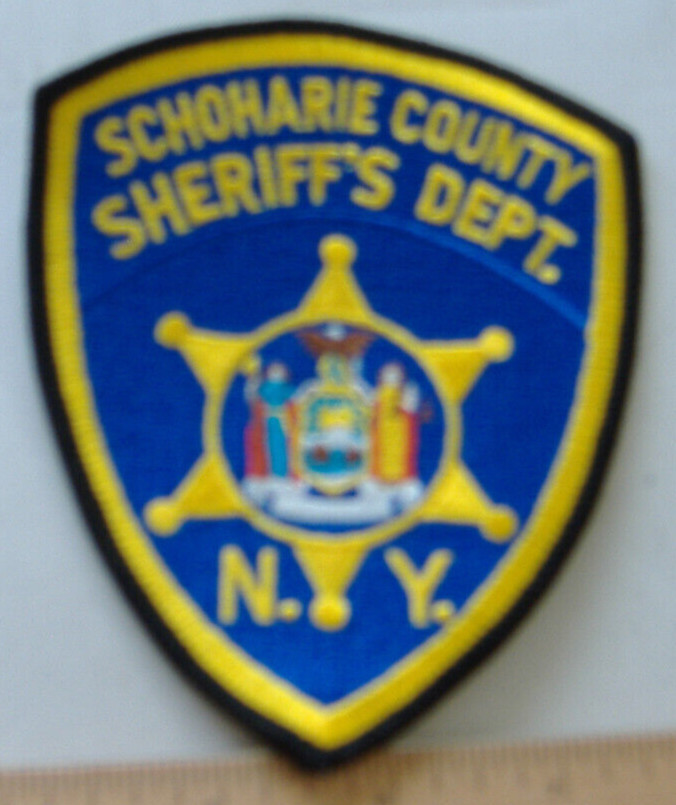 SCHOHARIE  COUNTY SHERIFF  NEW YORK   FABRIC PATCH