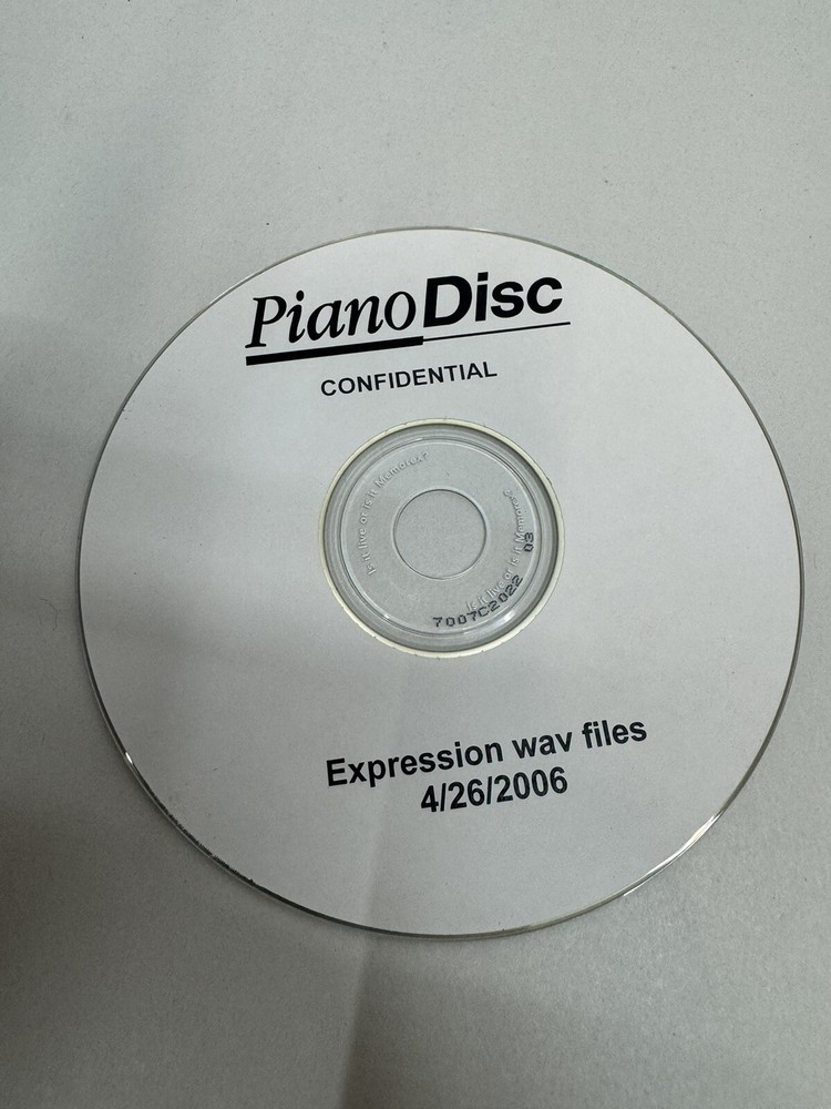 piano disc expression wav files 2006