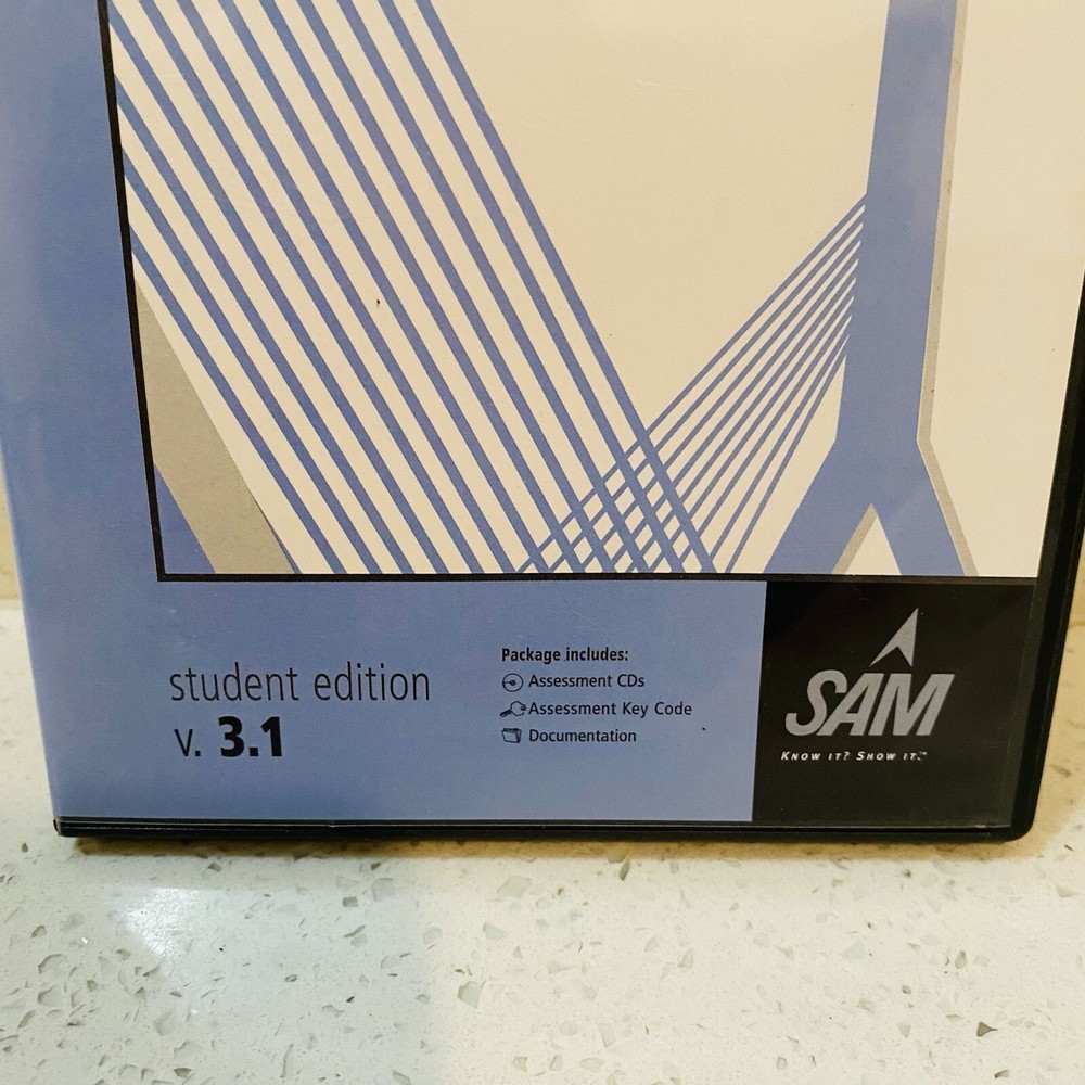 NEW-SAM 2003 Student Edition Microsoft Office 2003 training w/ Key/Booklet 3.1