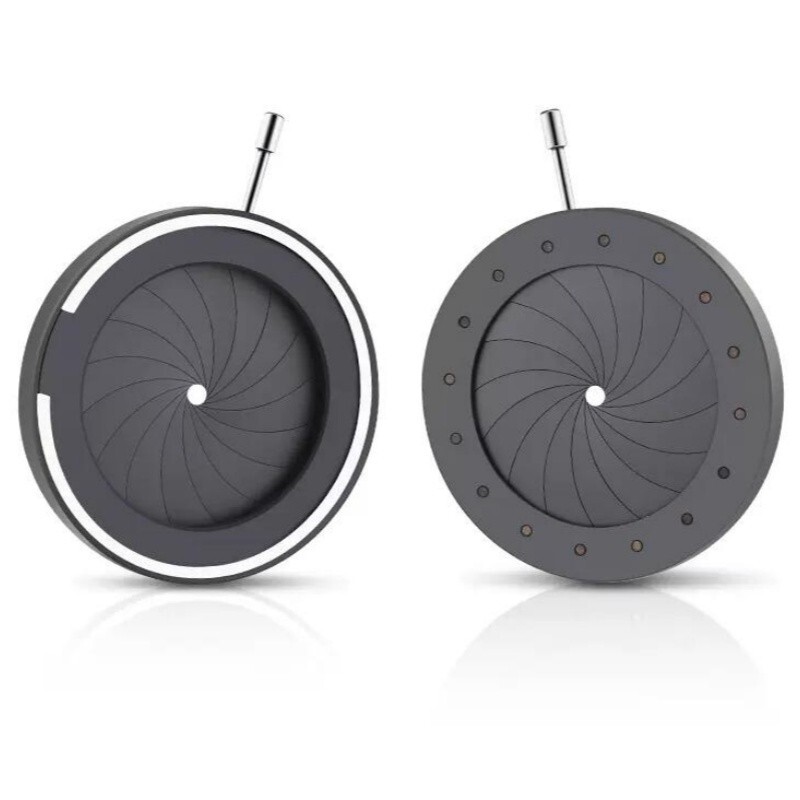 1.5-37mm Adjustable Metal Iris Diaphragm Aperture Condenser Light Regulator