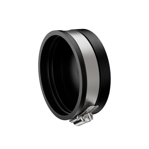 Fernco 6-in. Pipe Cap - Qwik 6 Inch, Black