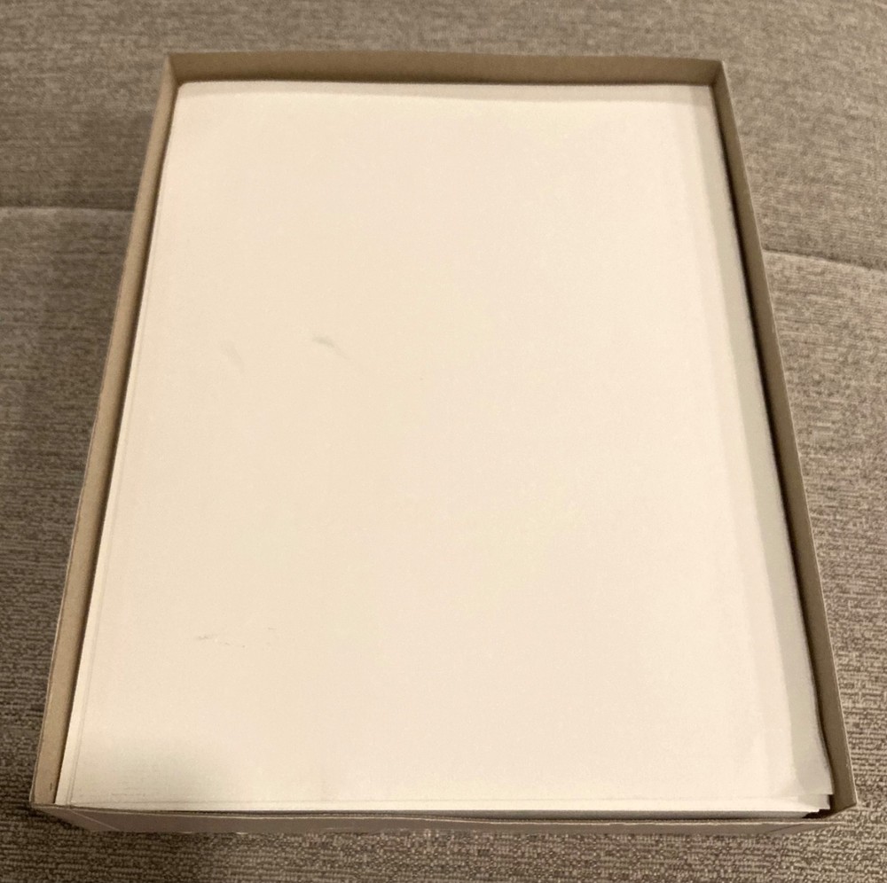 Fox River Select Script vintage watermarked laid paper, around 250 sheets