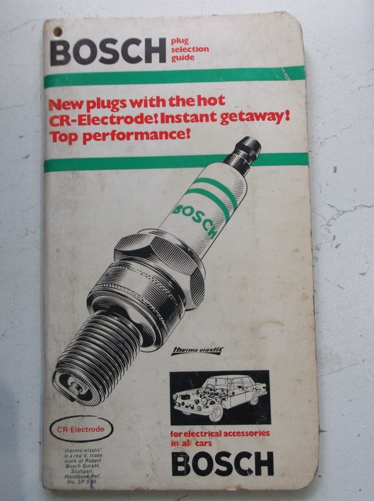 Bosch Spark Plug Booklet