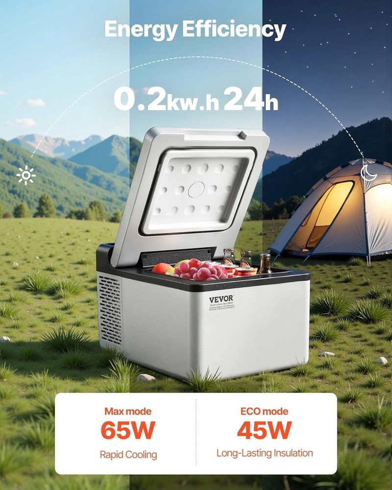 10 Quart 12 Volt Portable Mini Freezer Car Compressor Fridge Cooler