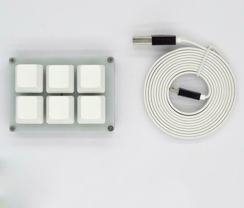 6-Key DIY Customize USB Programmable Mechanical Keyboard Macro keypad Shortcut