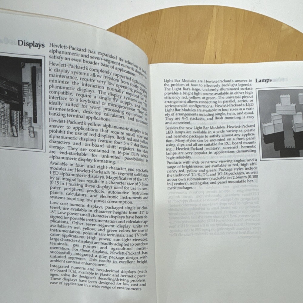 Hewlett Packard Optoelectronics Designer's Catalog 1981
