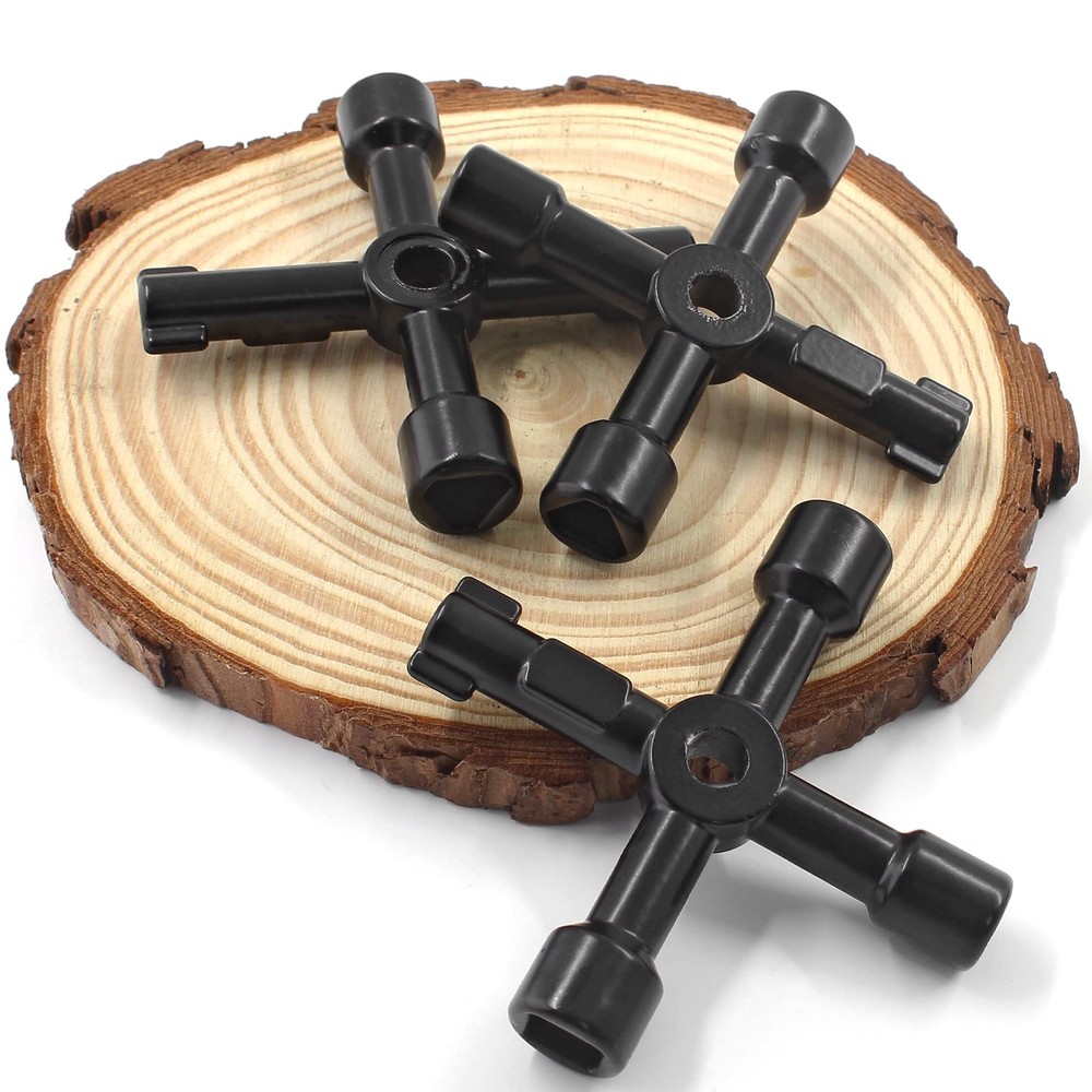 Multi Functional Utilities Key 4 Way Electric Cabinet Triangle Square 3 PCS