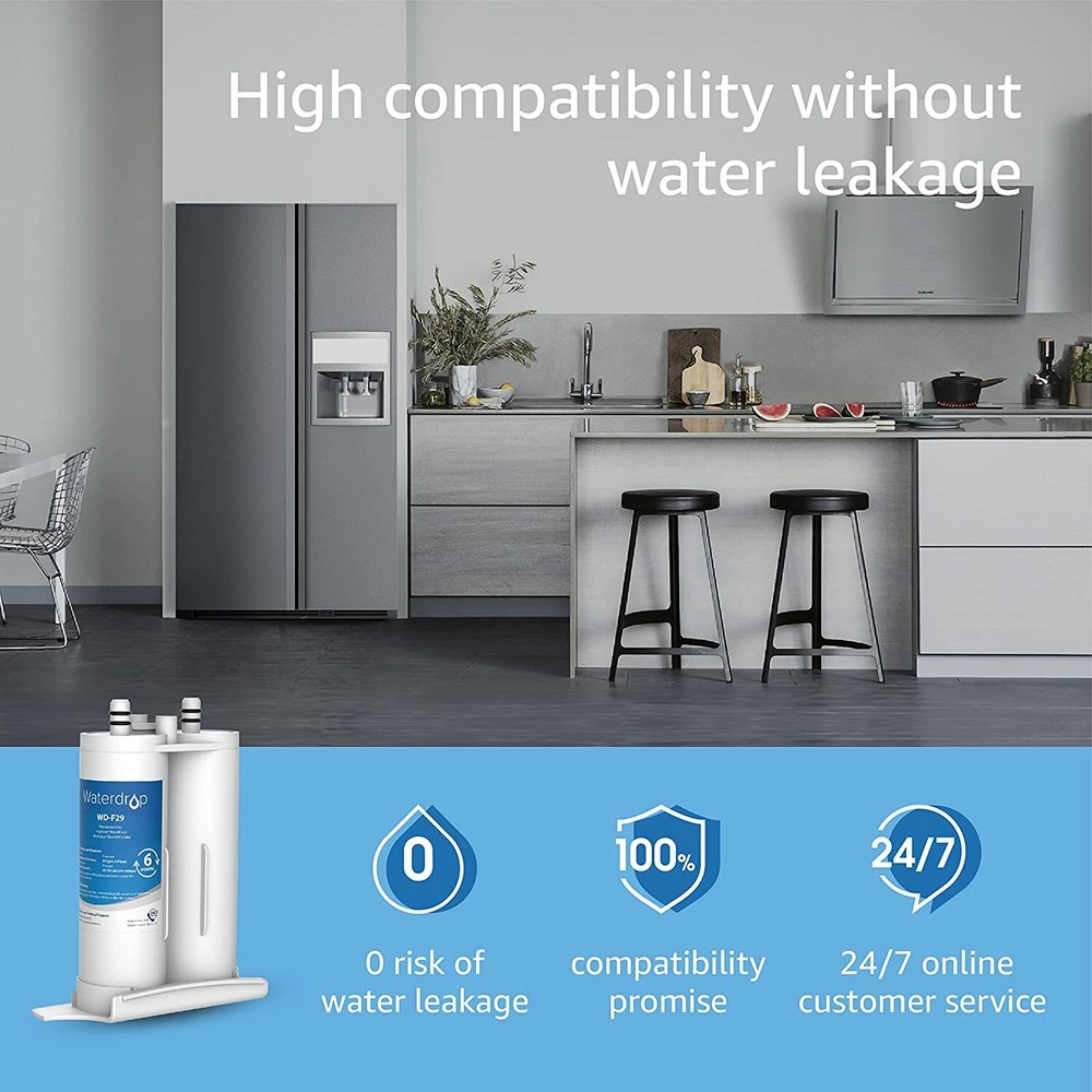 Waterdrop PureSource2® Water Filter, Replacement for WF2CB®, NGFC2000, FC100 (2)