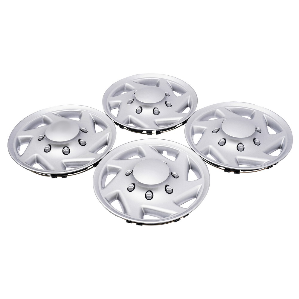 4pcs Silver Hub Caps Rim Simulators For Ford E250 E350 E450 Econoline 1999-2018
