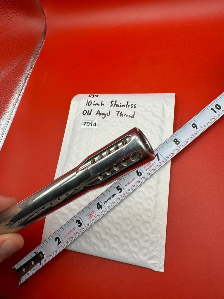 Dye 10 inch Stainless Old Angel Thread