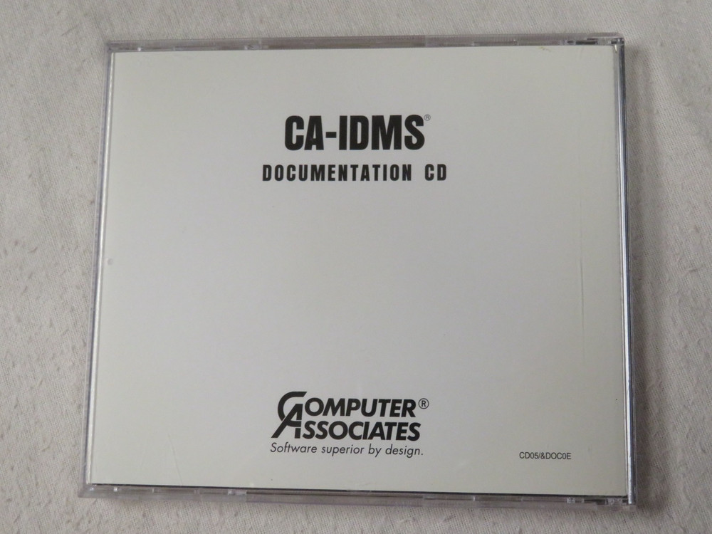CA-IDMS DOCUMENTATION CD