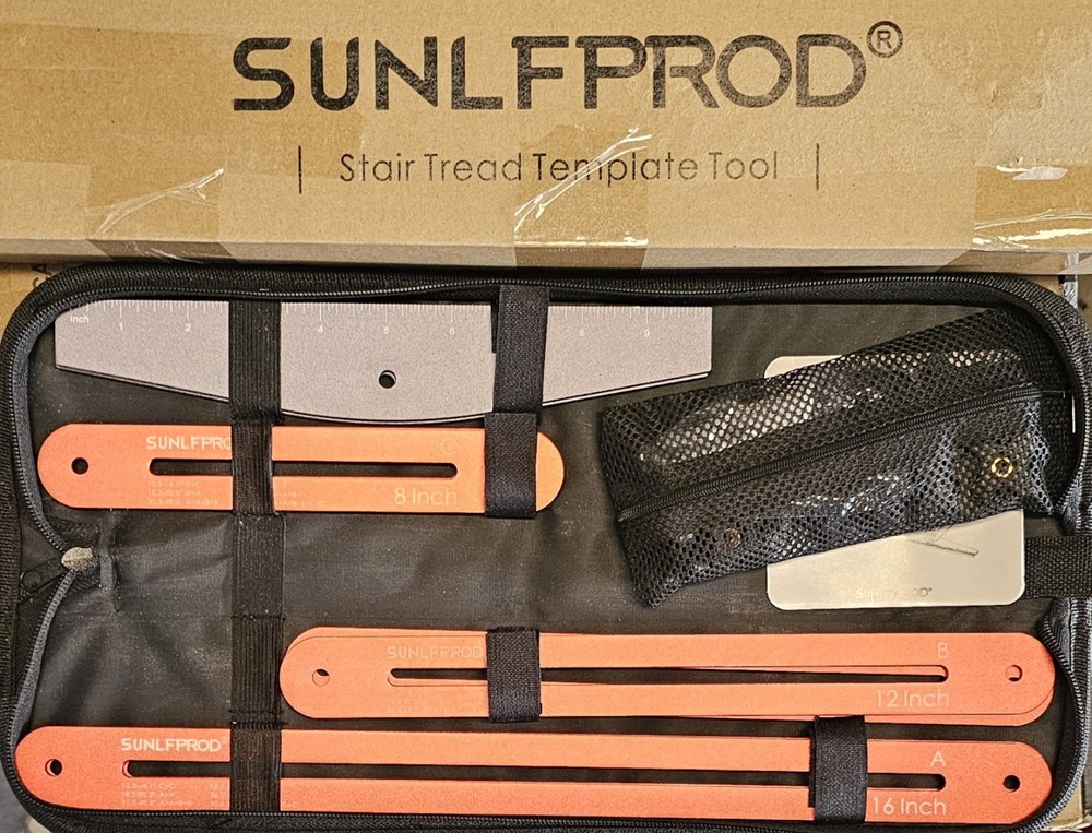 Stair Tread Template Tool - Solid Stair Tread Gauge, Stair Tools for Stair...