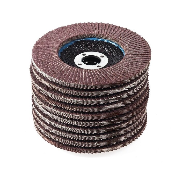 20 Pcs 4''x5/8'' 80 grit Flap Sanding Disc