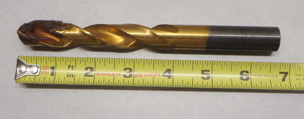 SOLID CARBIDE DRILL BIT (.6495 OR 16.5 MM ) GURHING CARBIDE DRILL BIT (UNUSED)