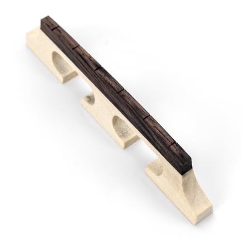 6 String Banjo Bridge 3 Legged Banjo Parts Maple Ebony 6 string