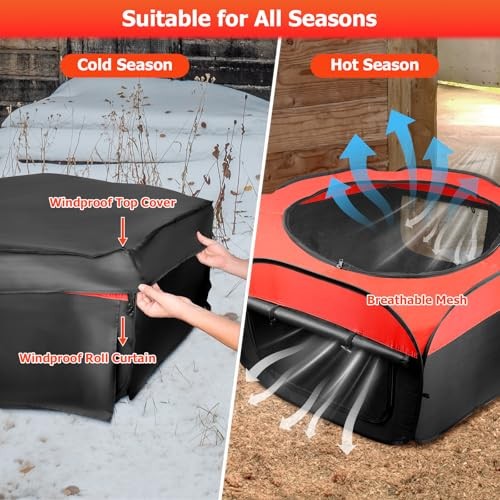 2025 Upgraded Large Brooder Box for Chick Starter Kit, Chicken Brooder Box