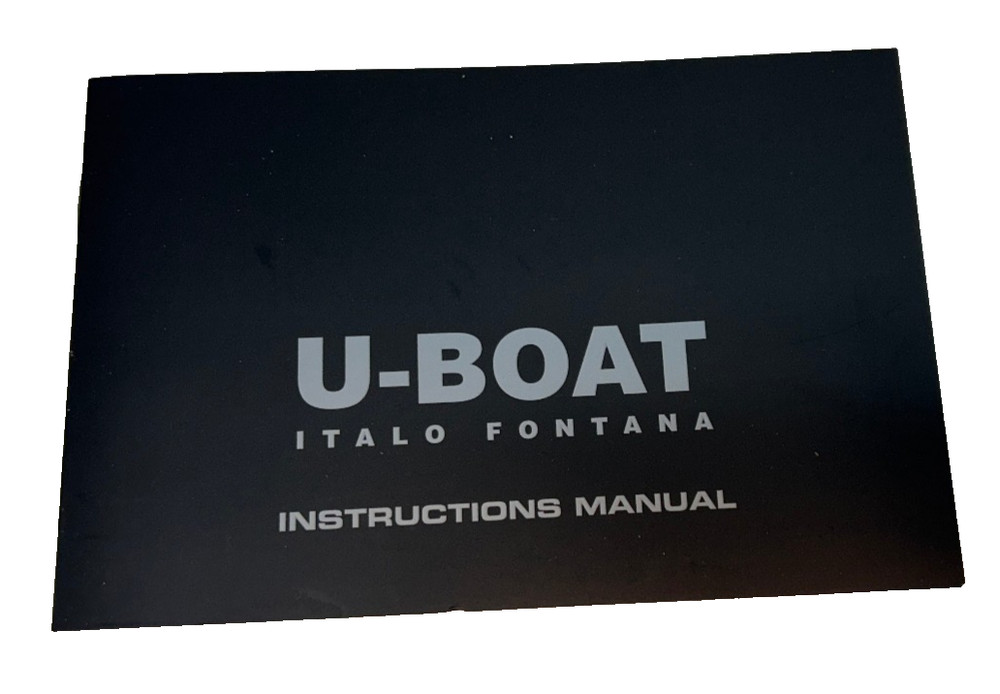 U-Boat Instructions Manual