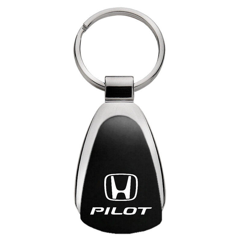 Honda Pilot Tear Drop Key Ring (Black)
