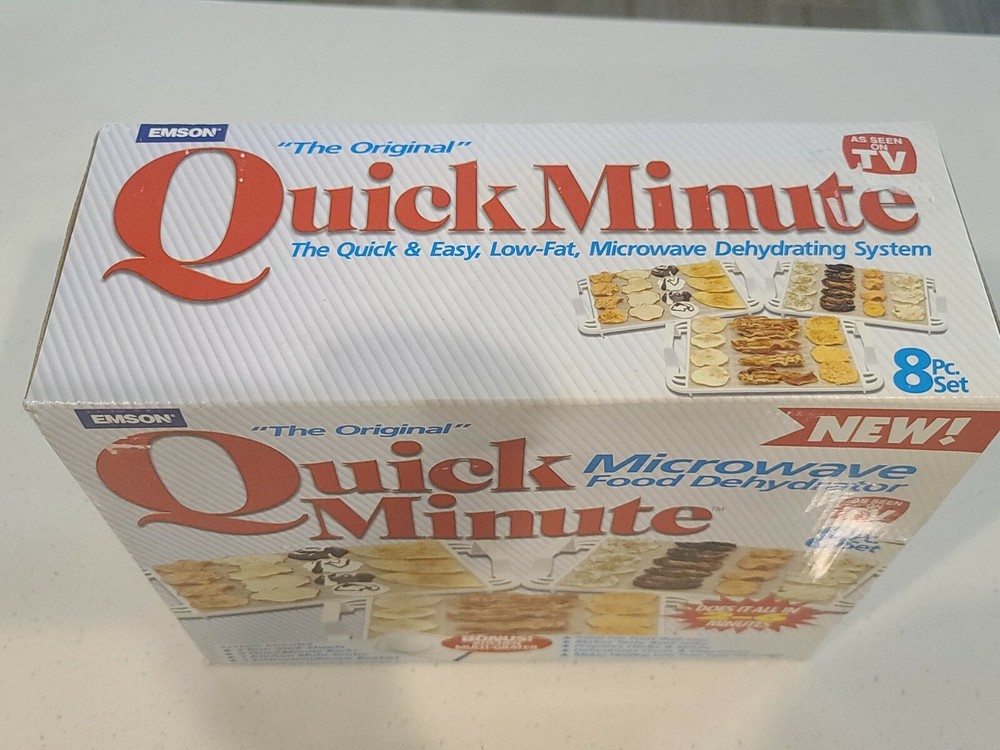 Introducing the Quick Minute Microwave Food Dehydrator 8 Pc.Set