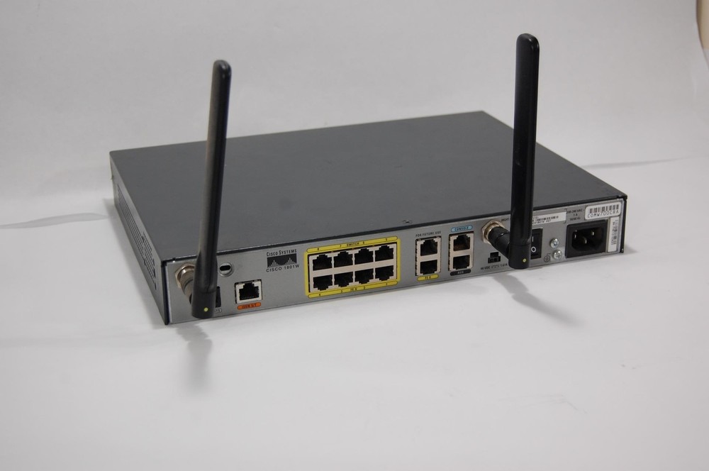 *READ Cisco CISCO1801W V07 Service Router w/ 64MB Compact Flash