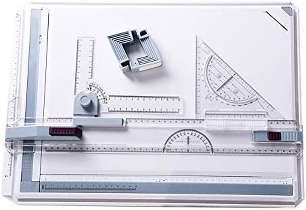 Drawing Table Board, Adjustable Measuring System Angle Parallel Motion Drawing