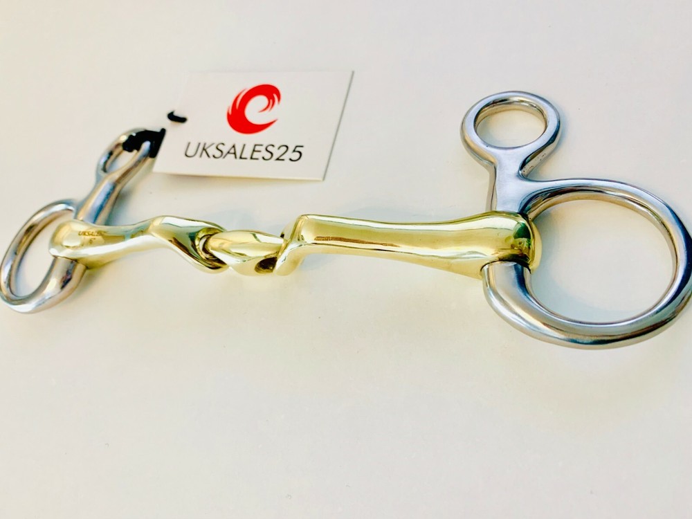 Hanging Cheek Snaffle Bit Verbindend Angled (UKSALES25®) *SAME DAY DISPATCH*