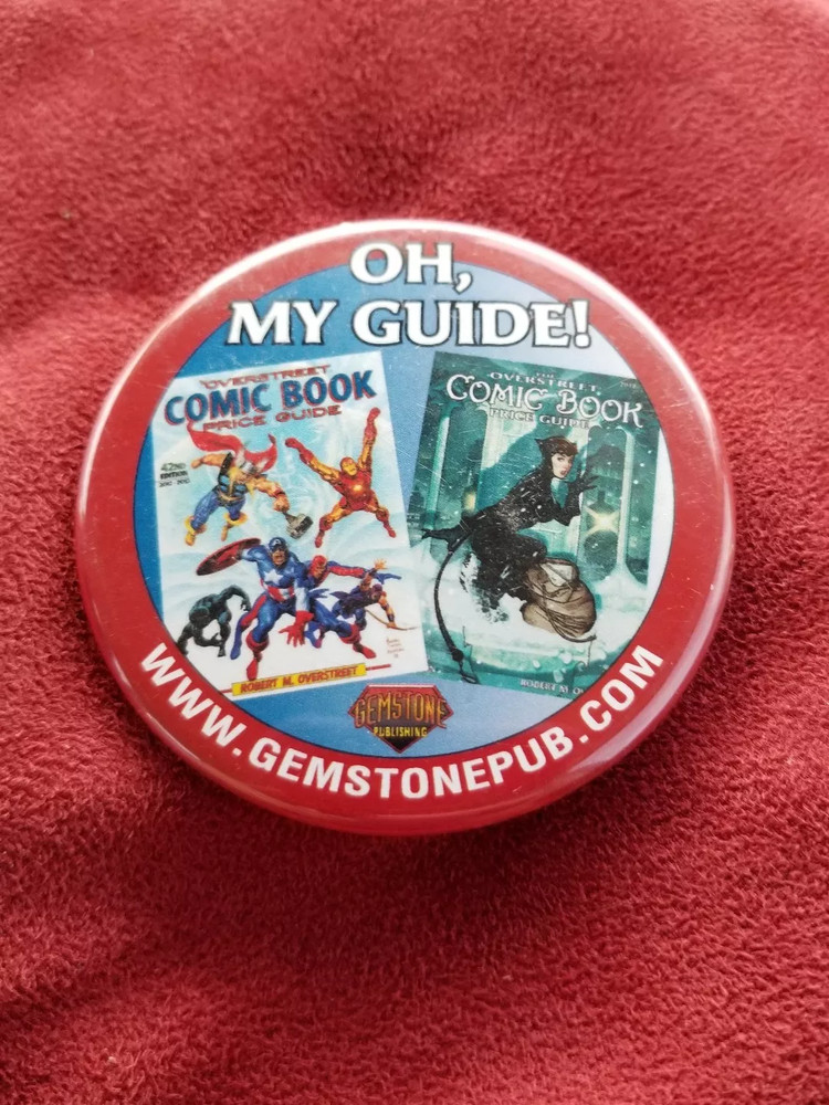 Oh My Guide www.gemstinepub.com Comic Book Badge Pin Sci-fi
