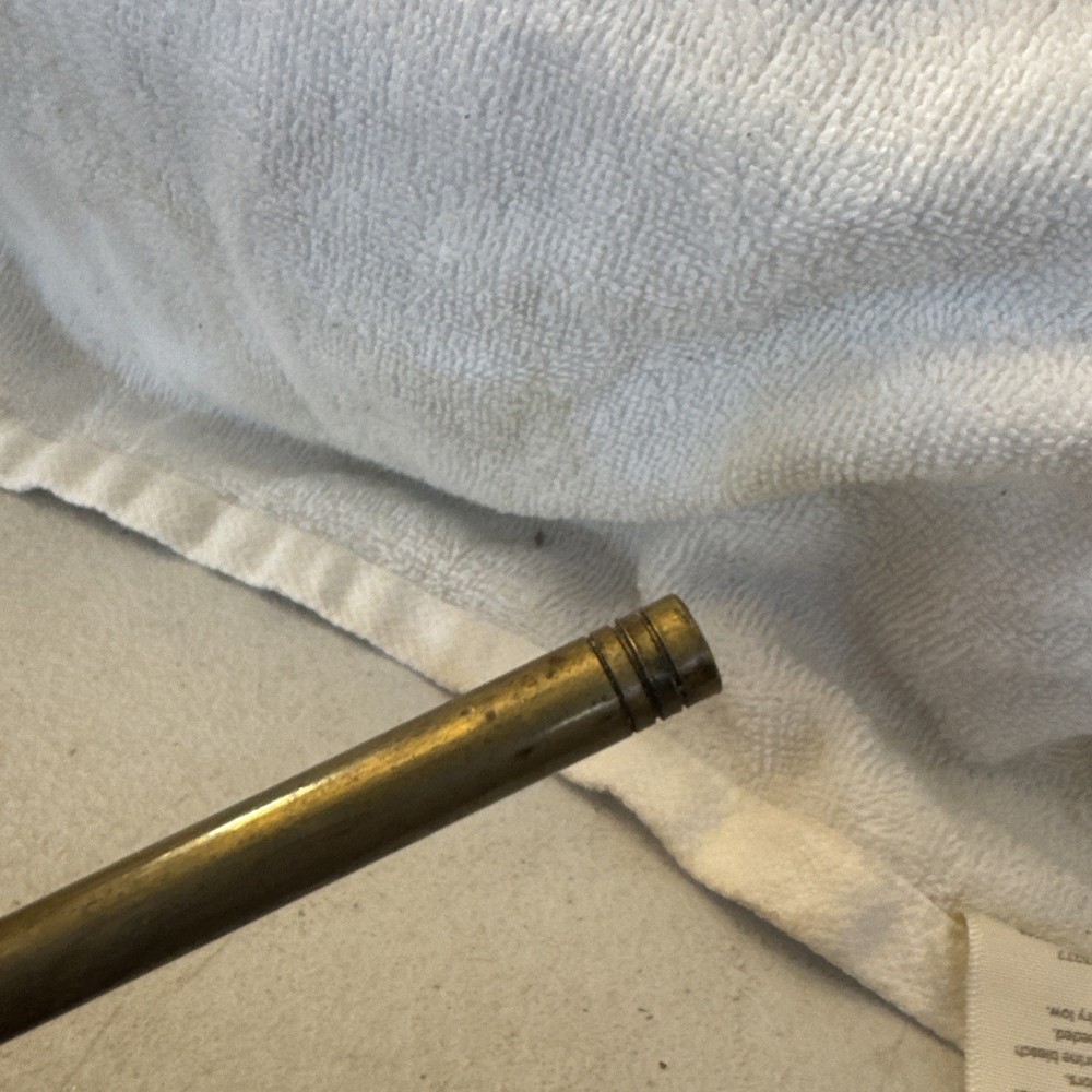 Vintage Muzzleloader Ball Starter Brass & Wood