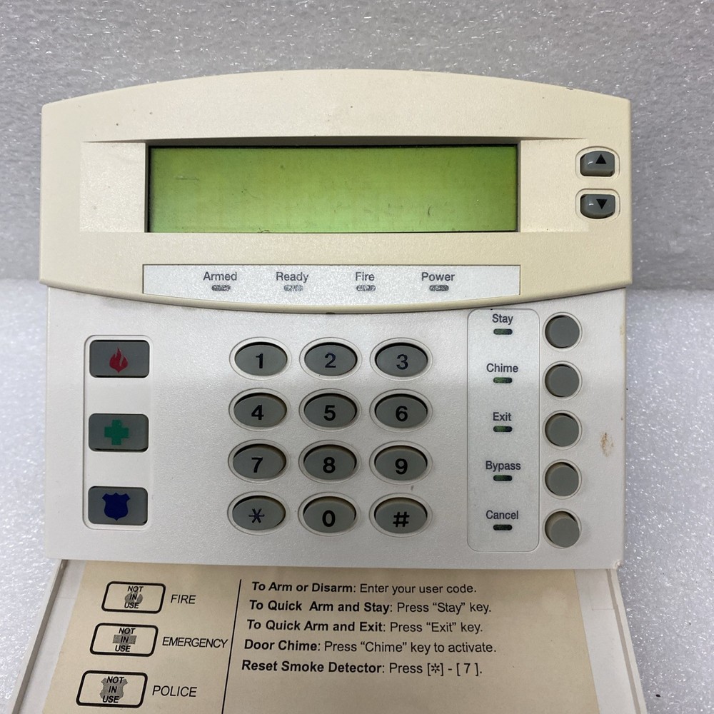 GE Interlogix NX-148E LCD Keyboard ( Missing Screw )