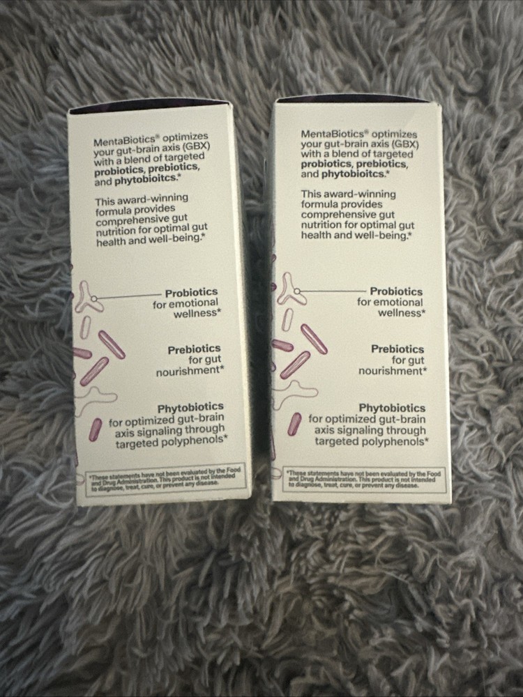 2 New Amare Menta Biotics Raspberry 60 Sticks